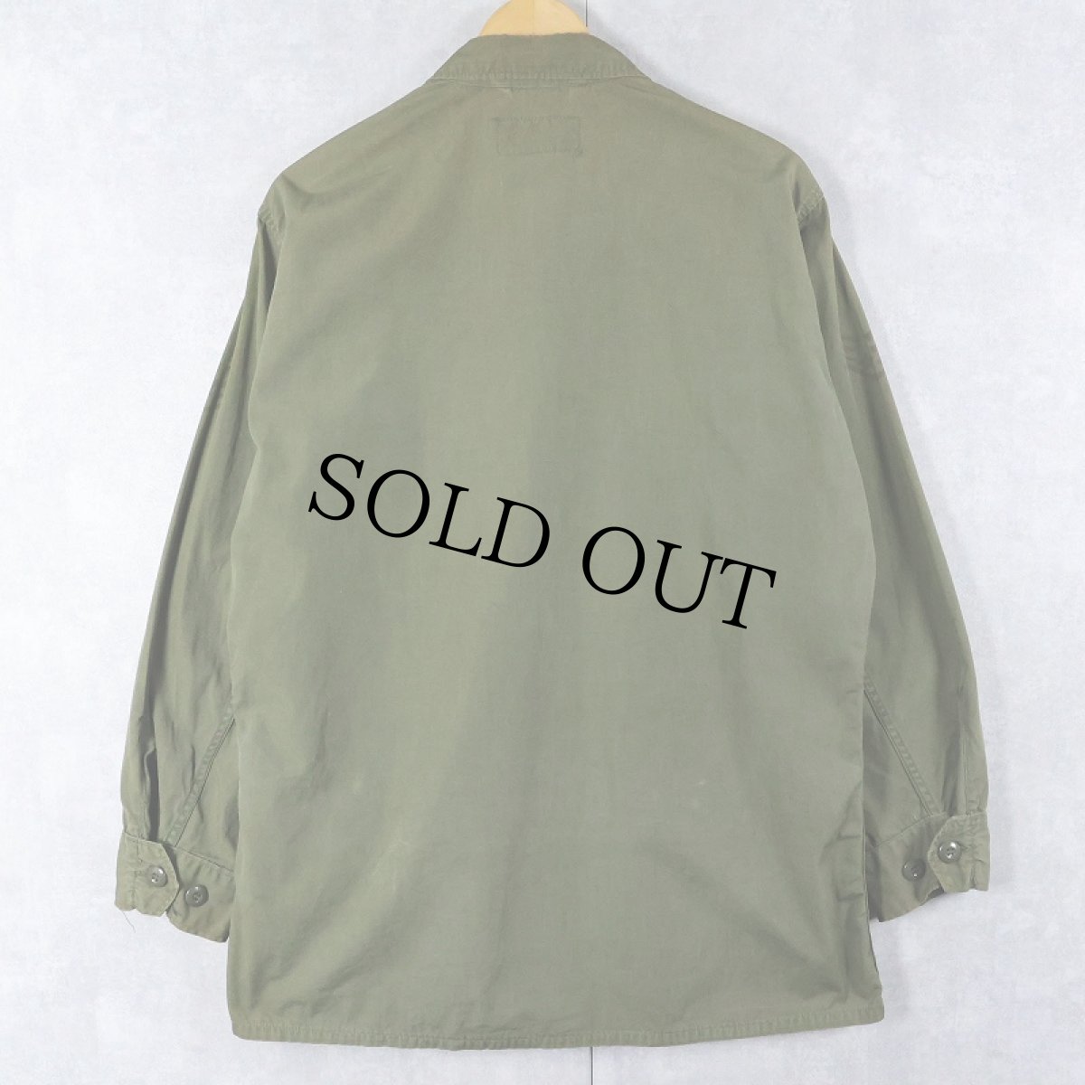 画像2: 60's U.S.ARMY ジャングルファティーグジャケット 2nd〜3rd 移行期 (2)