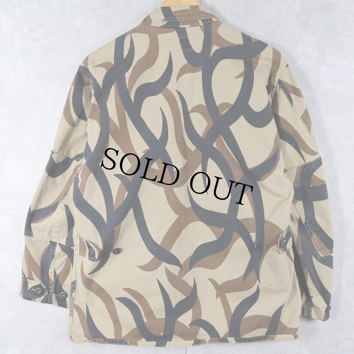 画像2: 80〜90's ASAT USA製 トライバルカモ ファティーグジャケット SMALL-REGULAR (2)