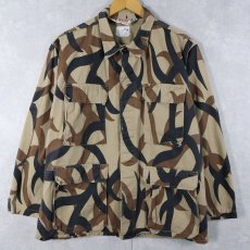 画像1: 80〜90's ASAT USA製 トライバルカモ ファティーグジャケット SMALL-REGULAR (1)
