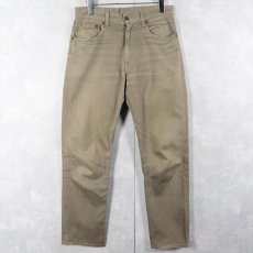 画像1: 60's LEVI'S 911D BIGE コットンピケパンツ W31 (1)
