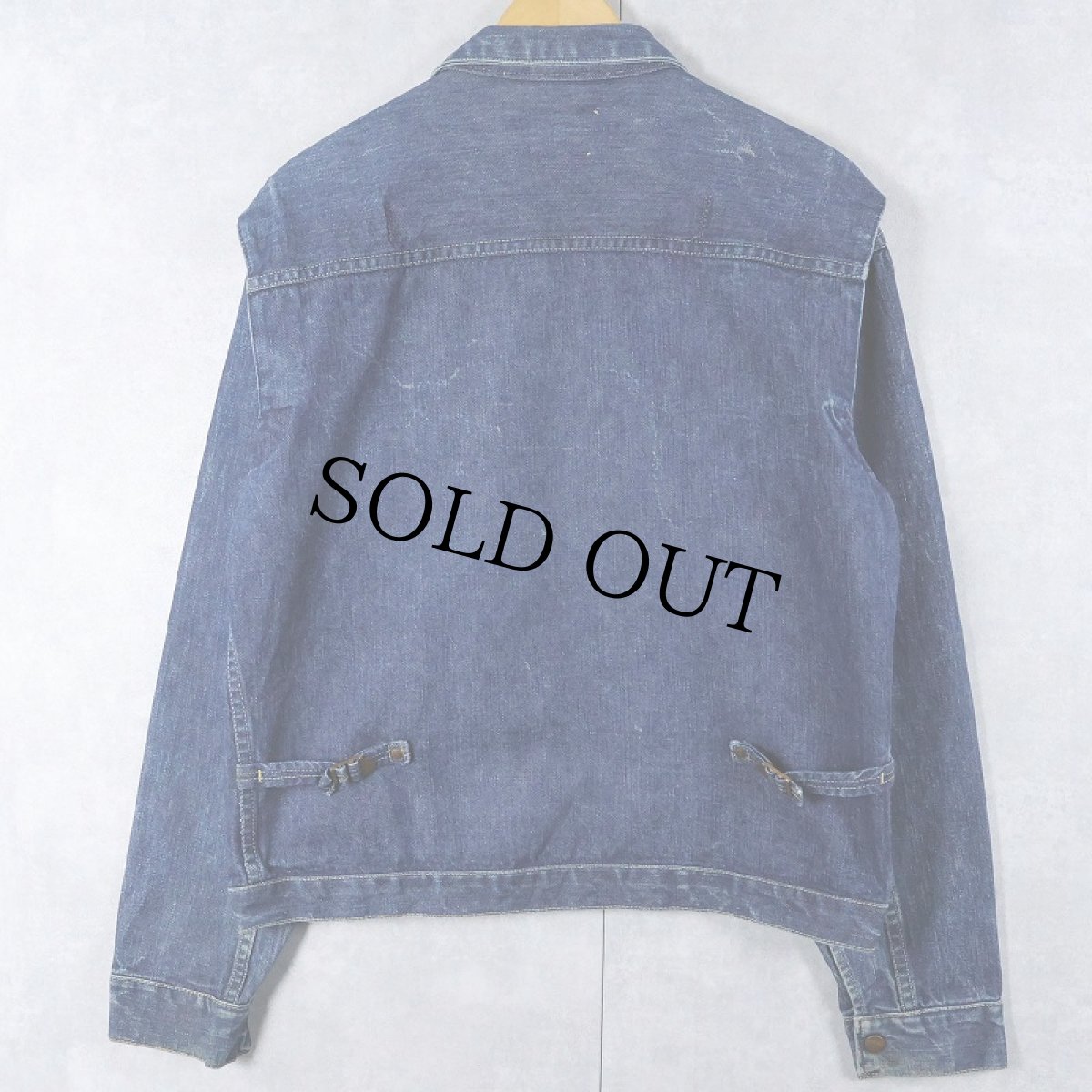 画像2: 50's Wrangler 111MJ デニムジャケット SIZE44 (2)