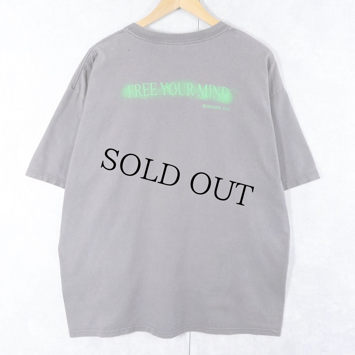 画像2: 2000's "REVOLUTION RELOADED" 映画パロディプリントTシャツ XL (2)