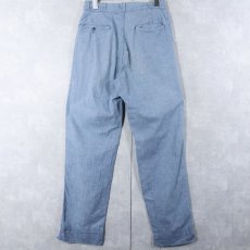 画像2: 60's Powr House by MONTGOMERY WARD ピンチェック柄 ワークトラウザーズ W28 (2)