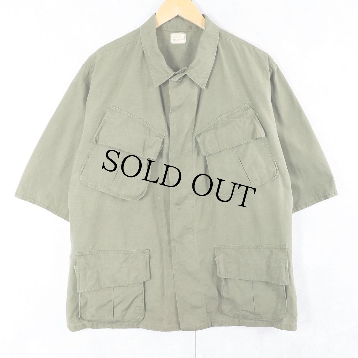 画像1: 60's U.S.ARMY ジャングルファティーグジャケット 4th MEDIUM-SHORT (1)