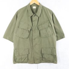 画像1: 60's U.S.ARMY ジャングルファティーグジャケット 4th MEDIUM-SHORT (1)