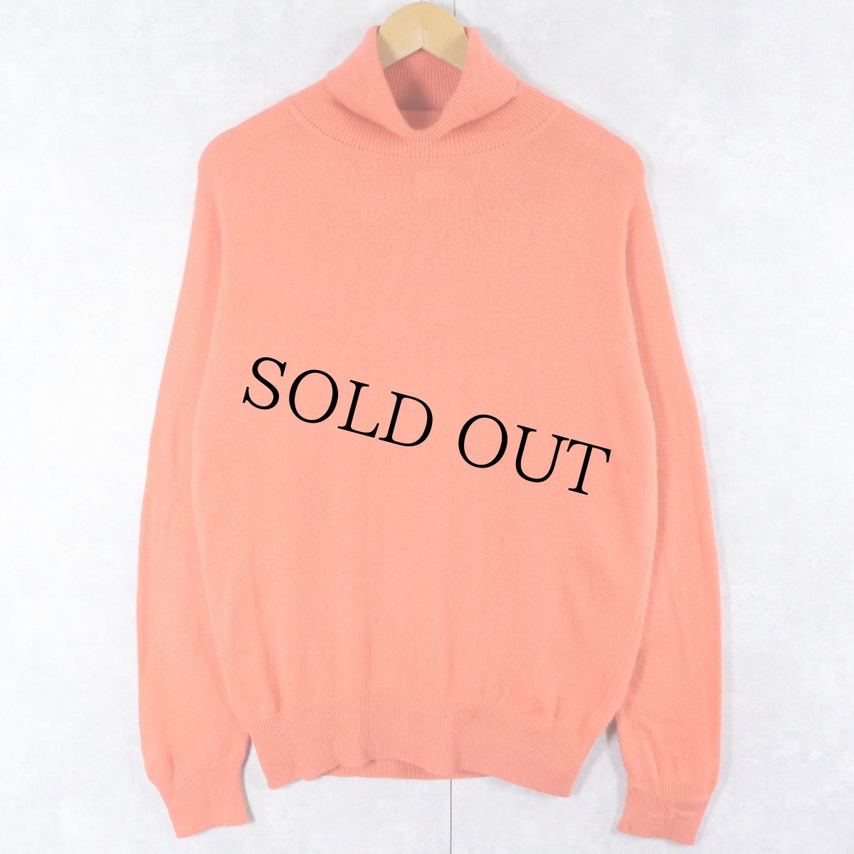 画像1: Croft & Barrow タートルネック カシミアニットセーター L (1)