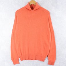 画像1: Croft & Barrow タートルネック カシミアニットセーター L (1)