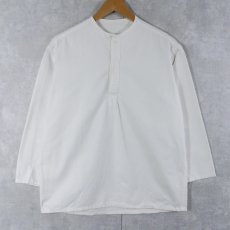 画像1: 80's ロシア軍 ヘンリーネック スリーピングシャツ (1)