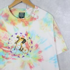 画像1: 90's L.L.Bean USA製 タイダイ プリントTシャツ XL (1)