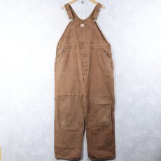 画像1: 40〜50's Carhartt ハートタグ コットンダックオーバーオール (1)
