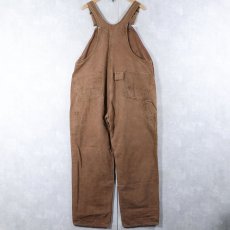 画像2: 40〜50's Carhartt ハートタグ コットンダックオーバーオール (2)