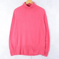 画像1: COVINGTON タートルネック カシミアニットセーター XL (1)