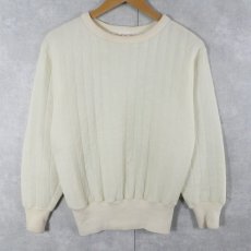 画像1: 60〜70's Hollofil 808 USA製 キルティングプルオーバー SIZE42-44 (1)