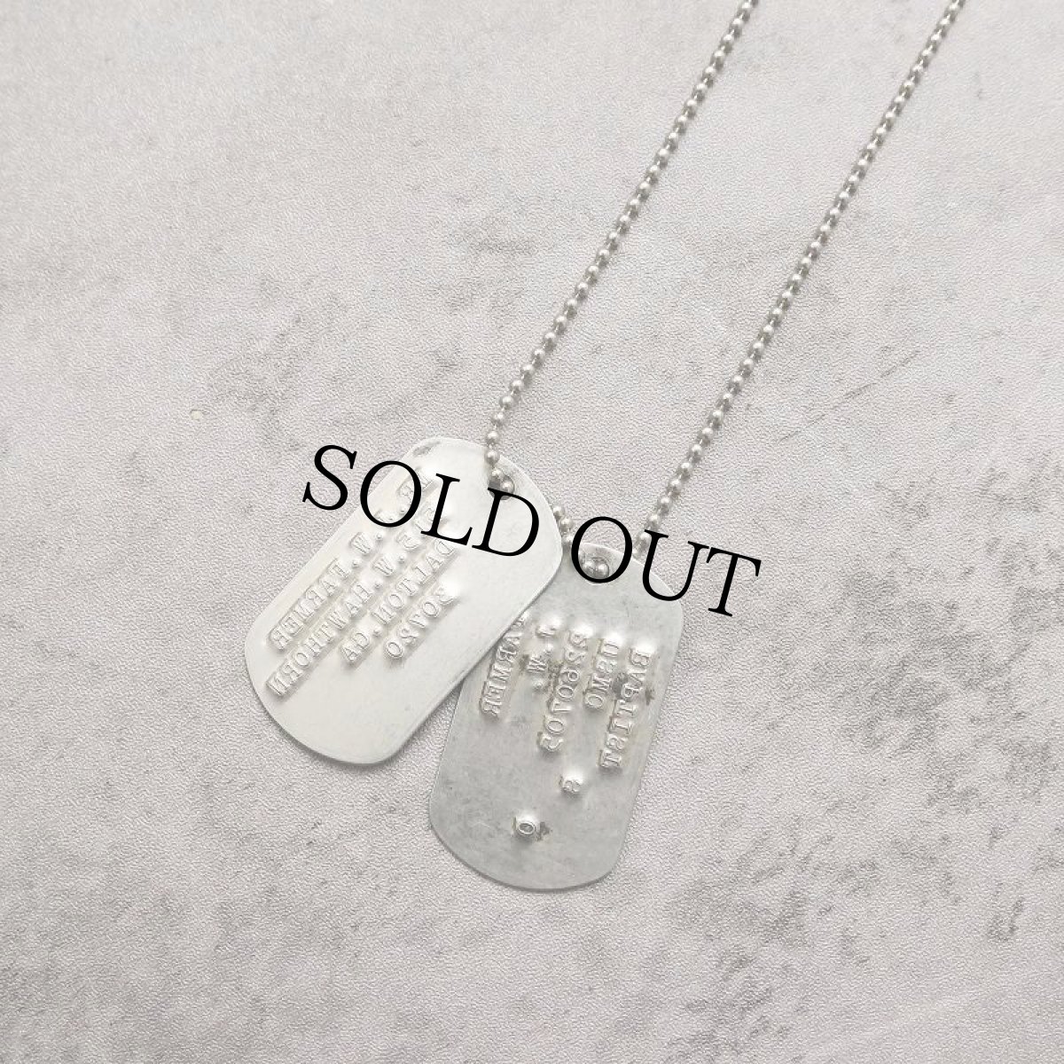 画像1: USMC ドッグタグ (1)