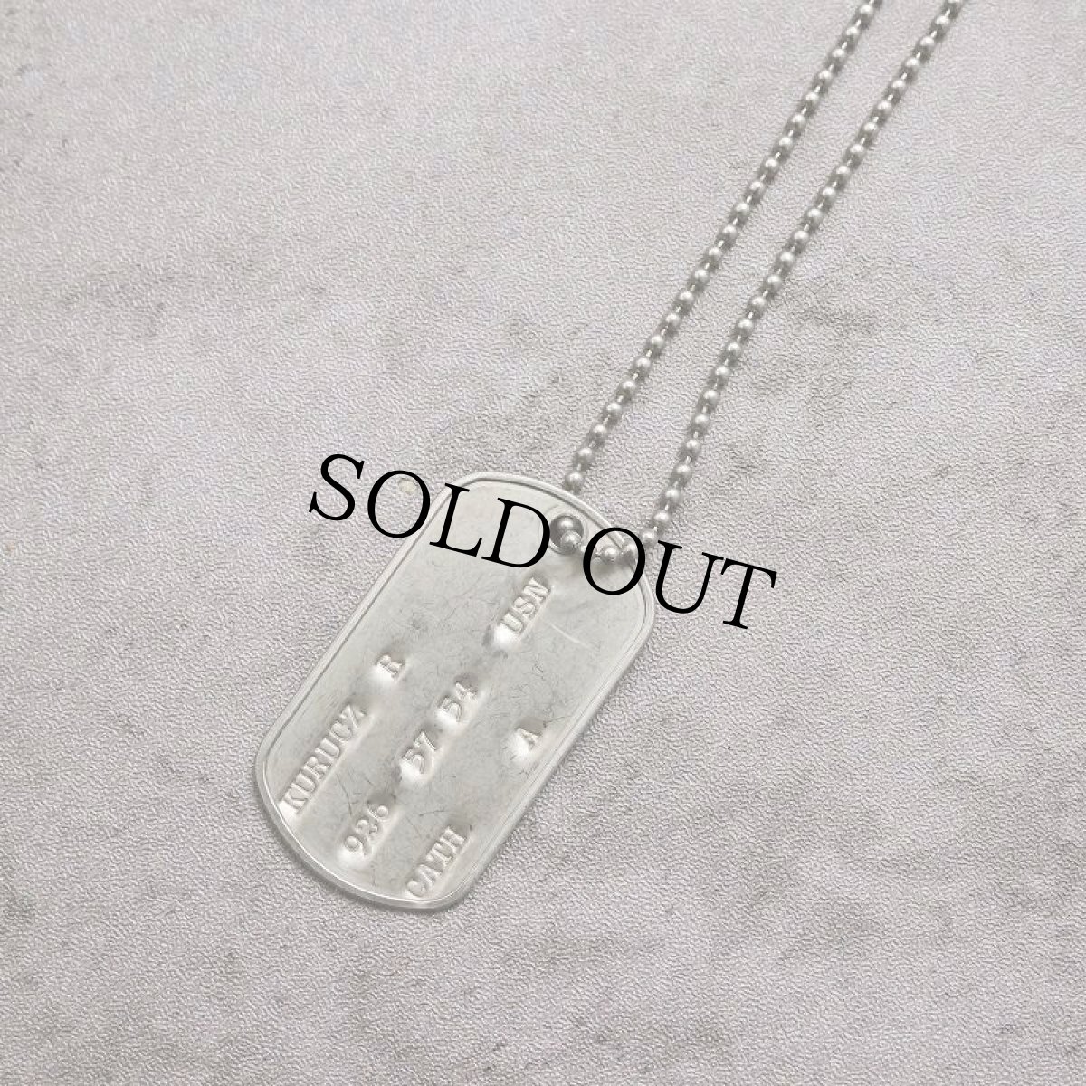 画像1: U.S.NAVY ドッグタグ (1)