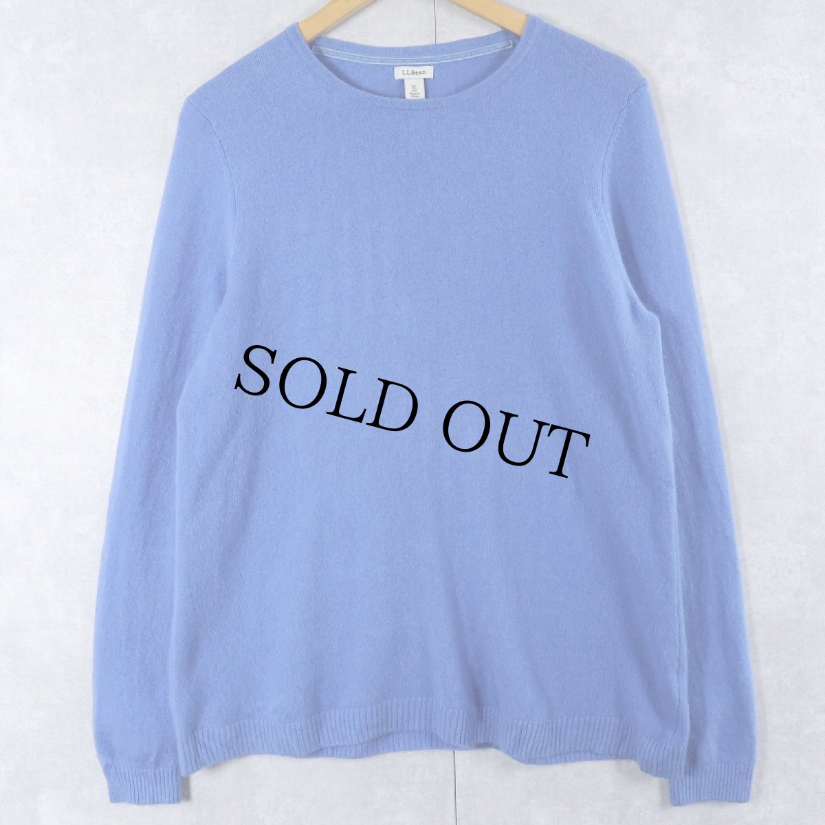 画像1: L.L.Bean  カシミアニットセーター XL (1)