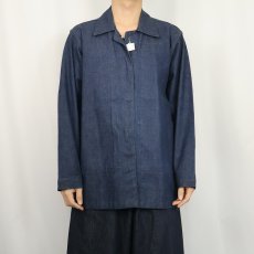 画像2: VINTAGE "GOHN BROS.CLOTHES" アーミッシュデニム ワークジャケット 38 (2)