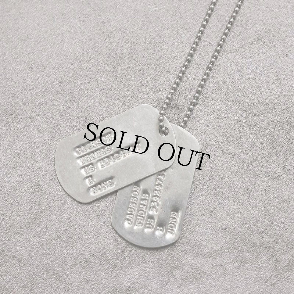 画像1: U.S.ARMY ドッグタグ (1)