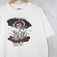 画像1: 80's GRATEFUL DEAD USA製 "NORTHWEST DEAD 1984" ロックバンド プリントTシャツ XL (1)