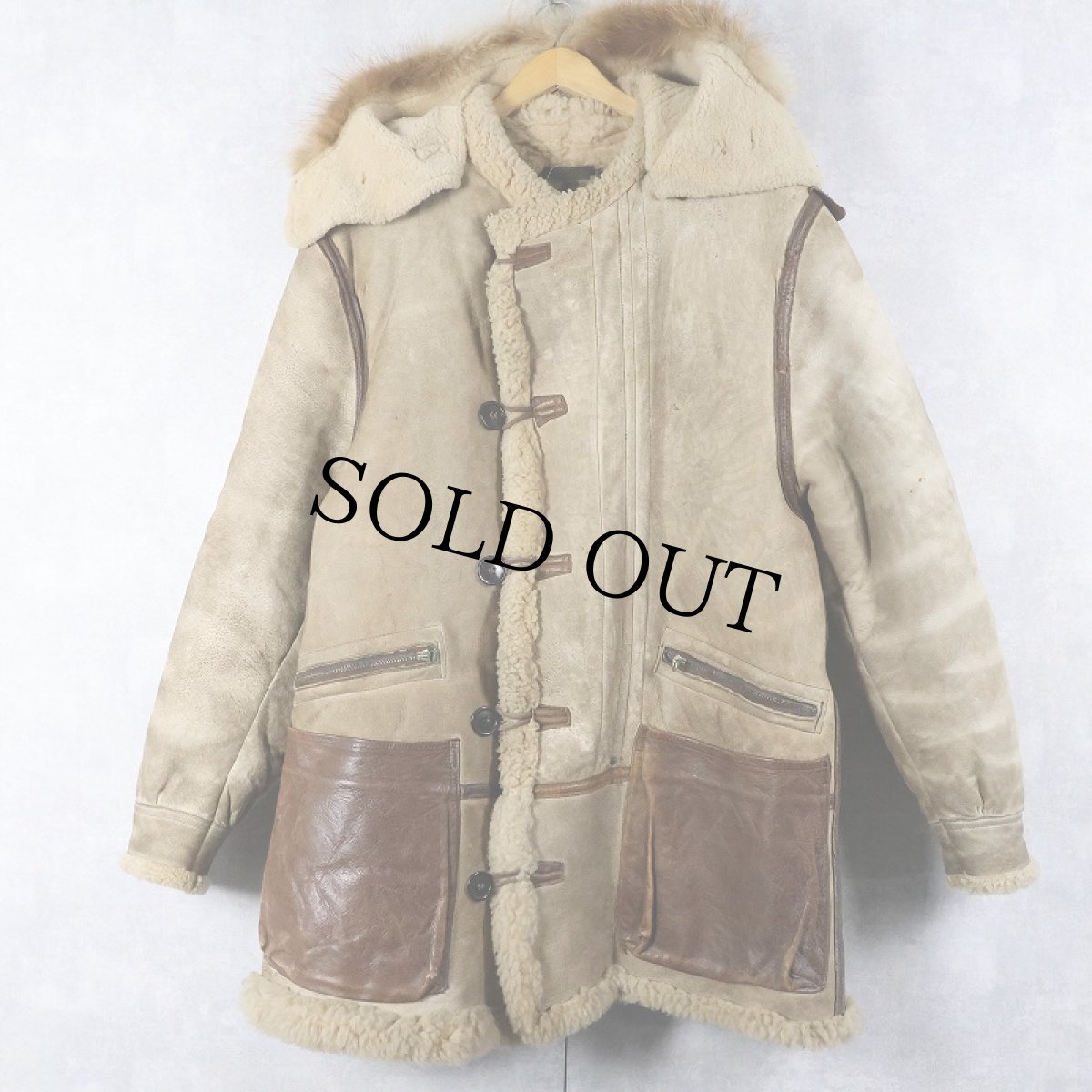 画像1: 40's WWII USAAF TYPE B-7 フライトジャケット 44R (1)