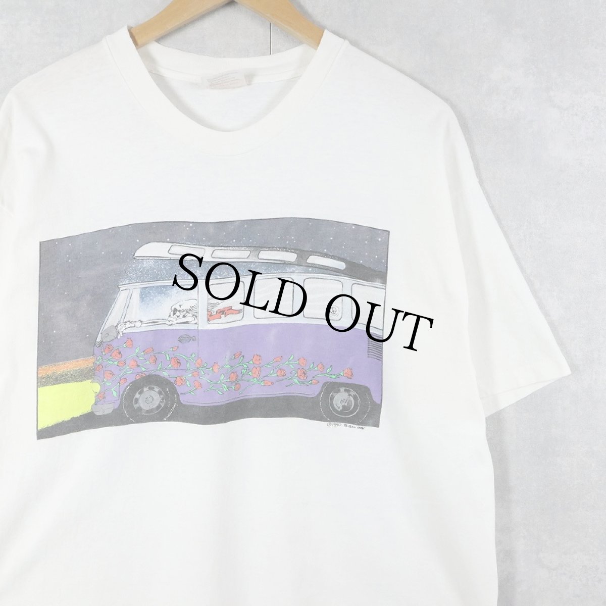 画像1: 90's GRATEFUL DEAD USA製 "Enjoyin' the Ride" ロックバンド プリントTシャツ XL (1)