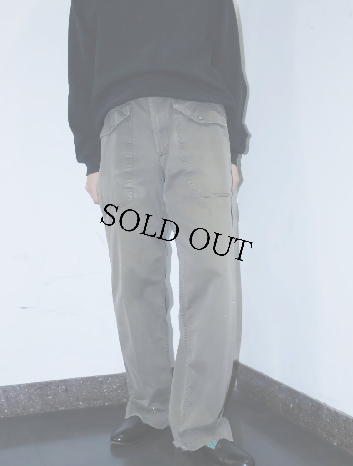 画像1: GAP コットンブッシュパンツ L (1)