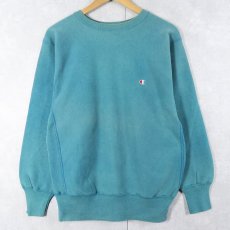 画像1: 90's Champion REVERSE WEAVE USA製 目付きスウェット L (1)