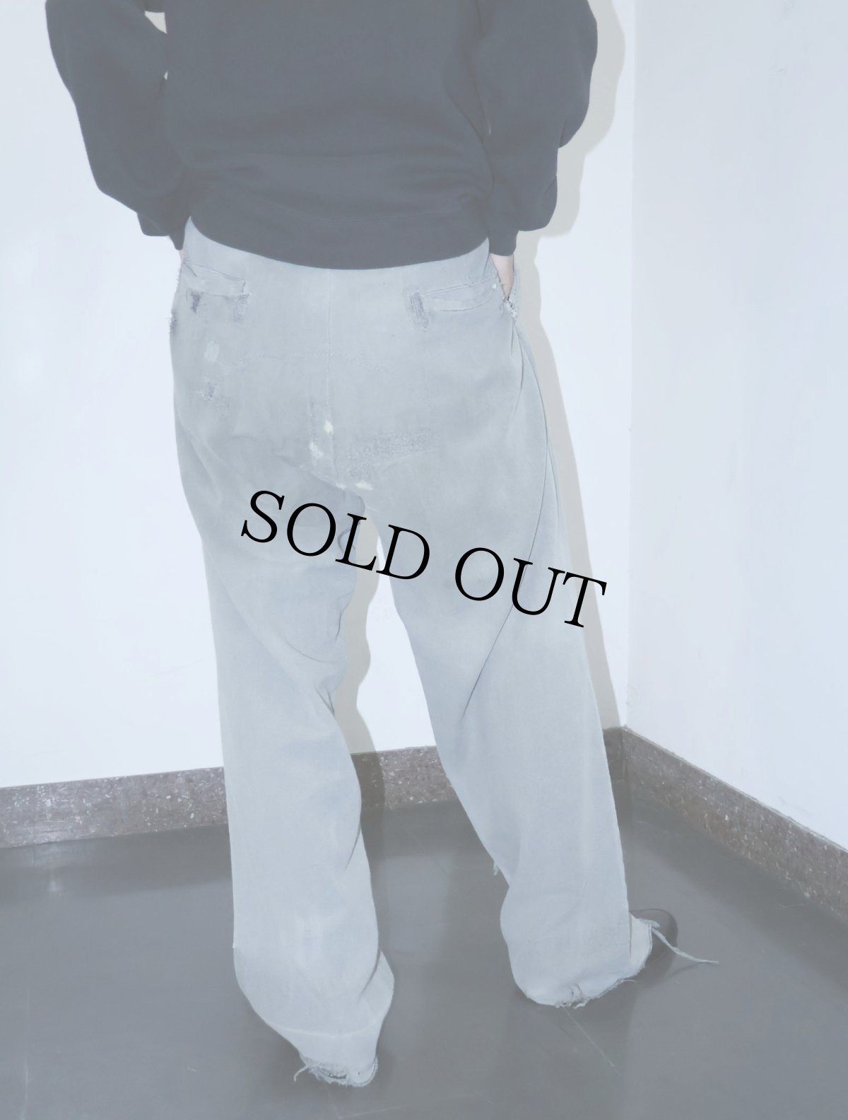 画像2: 50's〜 Rail Chief コットンワークパンツ W36 (2)