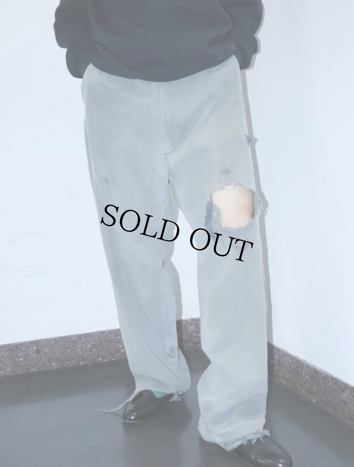 画像1: 50's〜 Rail Chief コットンワークパンツ W36 (1)