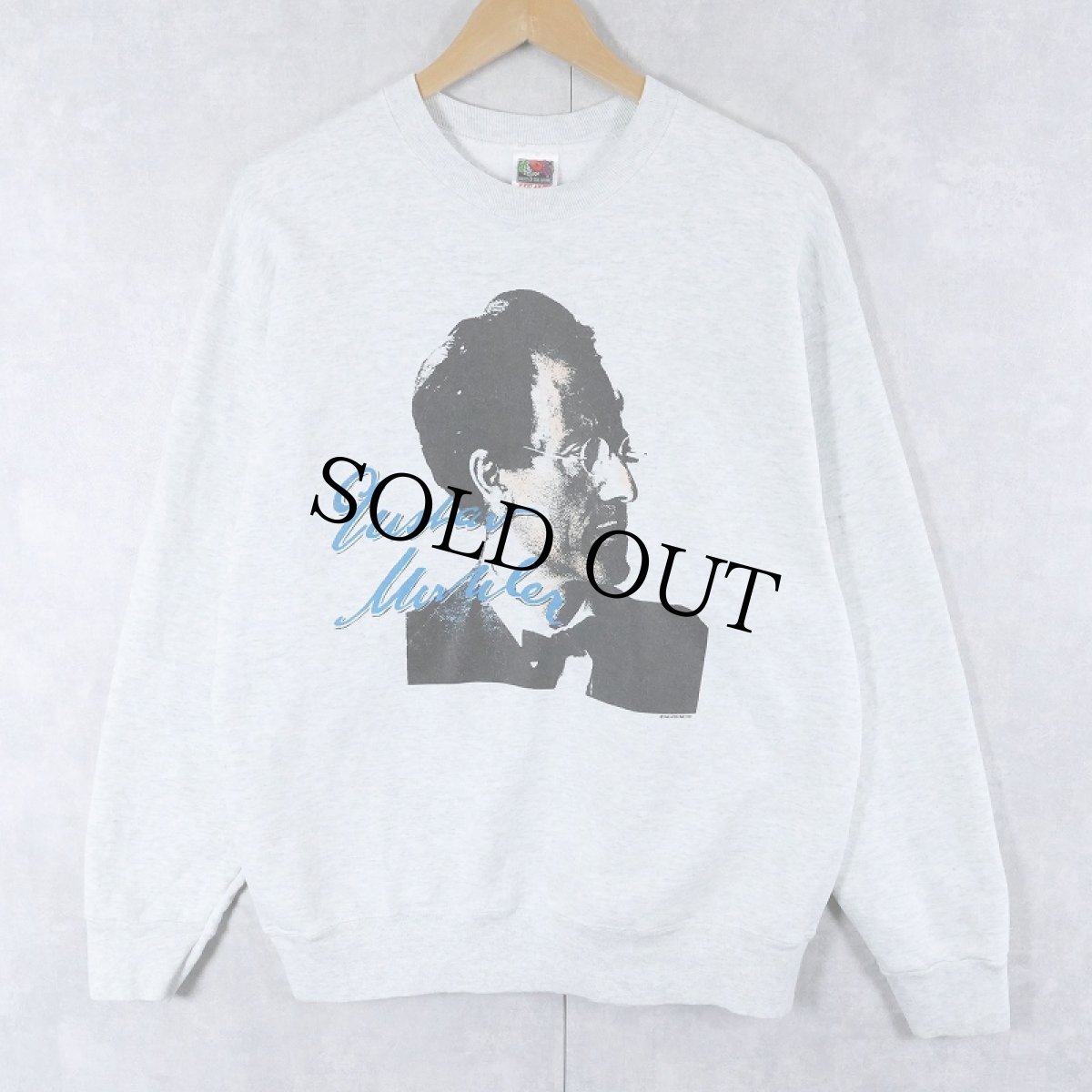 画像1: 90's GUSTAV MAHLER 作曲家プリントスウェット L (1)