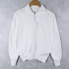画像1: 60〜70's FINEST QUALITY SPORTS WEAR ハーフジップスウェット MEDIUM (1)