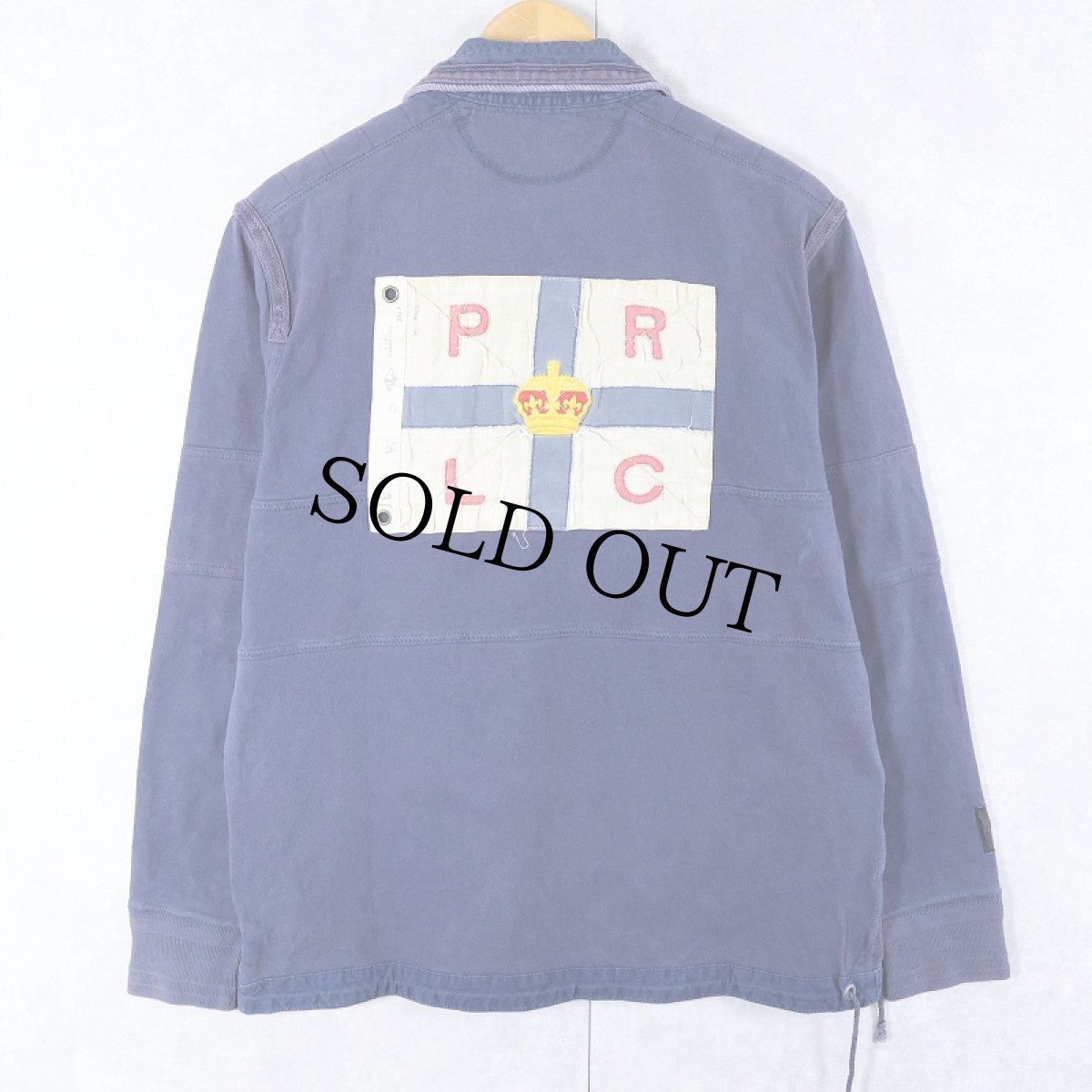 画像2: POLO Ralph Lauren "CUSTOM FIT" パッチ付きラガーシャツ M (2)