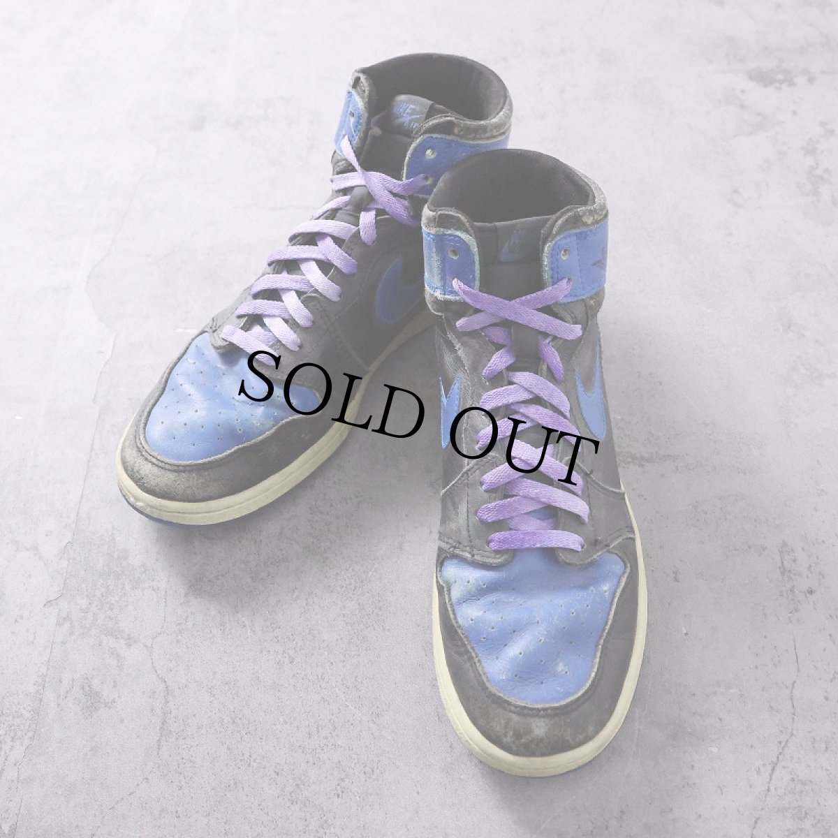 画像1: 80's NIKE AIR JORDAN 1 KOREA製 "ROYAL" ハイカットスニーカー 28cm (1)