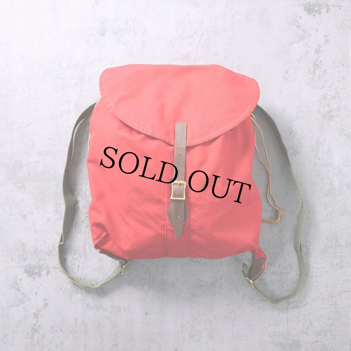 画像1: 60's L.L.Bean 筆記体タグ キャンバスバックパック (1)