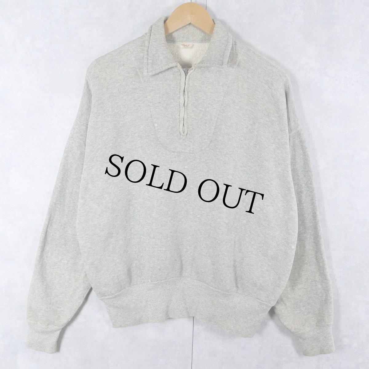 画像1: 60's Brent ハーフジップスウェット (1)