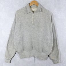 画像1: 60's Brent ハーフジップスウェット (1)