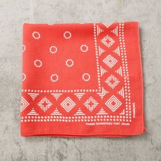 画像2: 60's TUSIDE GUARANTEED FAST COLOR 総柄 バンダナ (2)