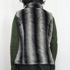 画像4: KC COLLECTIONS リバーシブル フェイクファーベスト M (4)