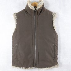 画像2: WEATHERPROOF リバーシブル フェイクファーベスト XL (2)