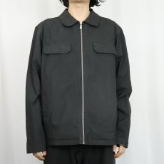 画像2: Calvin Klein Jeans ポリウレタンジャケット BLACK M (2)
