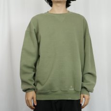 画像2: 90's RUSSELL ATHLETIC USA製 前V 無地スウェット XL (2)