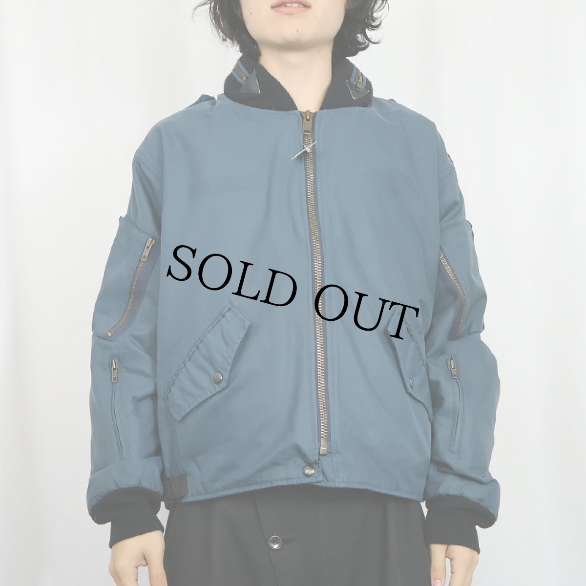 画像2: 90's ROYAL CANADIAN AIR FORCE フライトジャケット SIZE7040 (2)