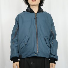 画像2: 90's ROYAL CANADIAN AIR FORCE フライトジャケット SIZE7040 (2)