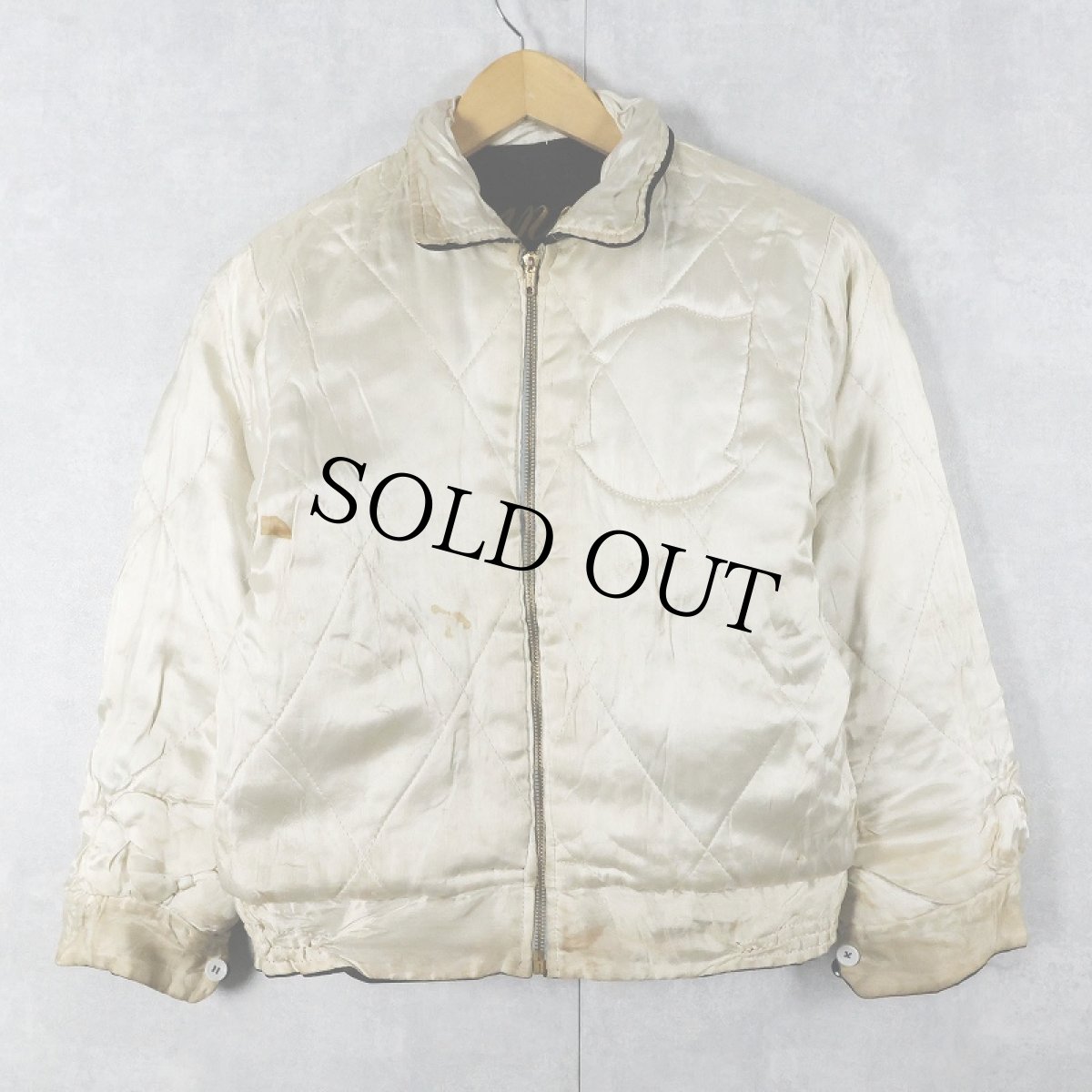 画像3: 50's "USS MANSFIELD DD728" 別珍 スーベニアジャケット BLACK (3)