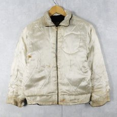 画像3: 50's "USS MANSFIELD DD728" 別珍 スーベニアジャケット BLACK (3)