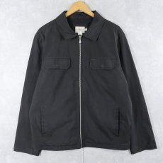 画像1: Calvin Klein Jeans ポリウレタンジャケット BLACK M (1)