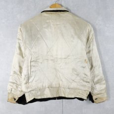 画像4: 50's "USS MANSFIELD DD728" 別珍 スーベニアジャケット BLACK (4)