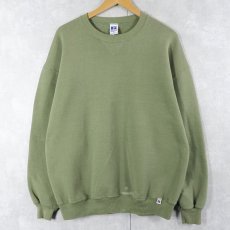 画像1: 90's RUSSELL ATHLETIC USA製 前V 無地スウェット XL (1)