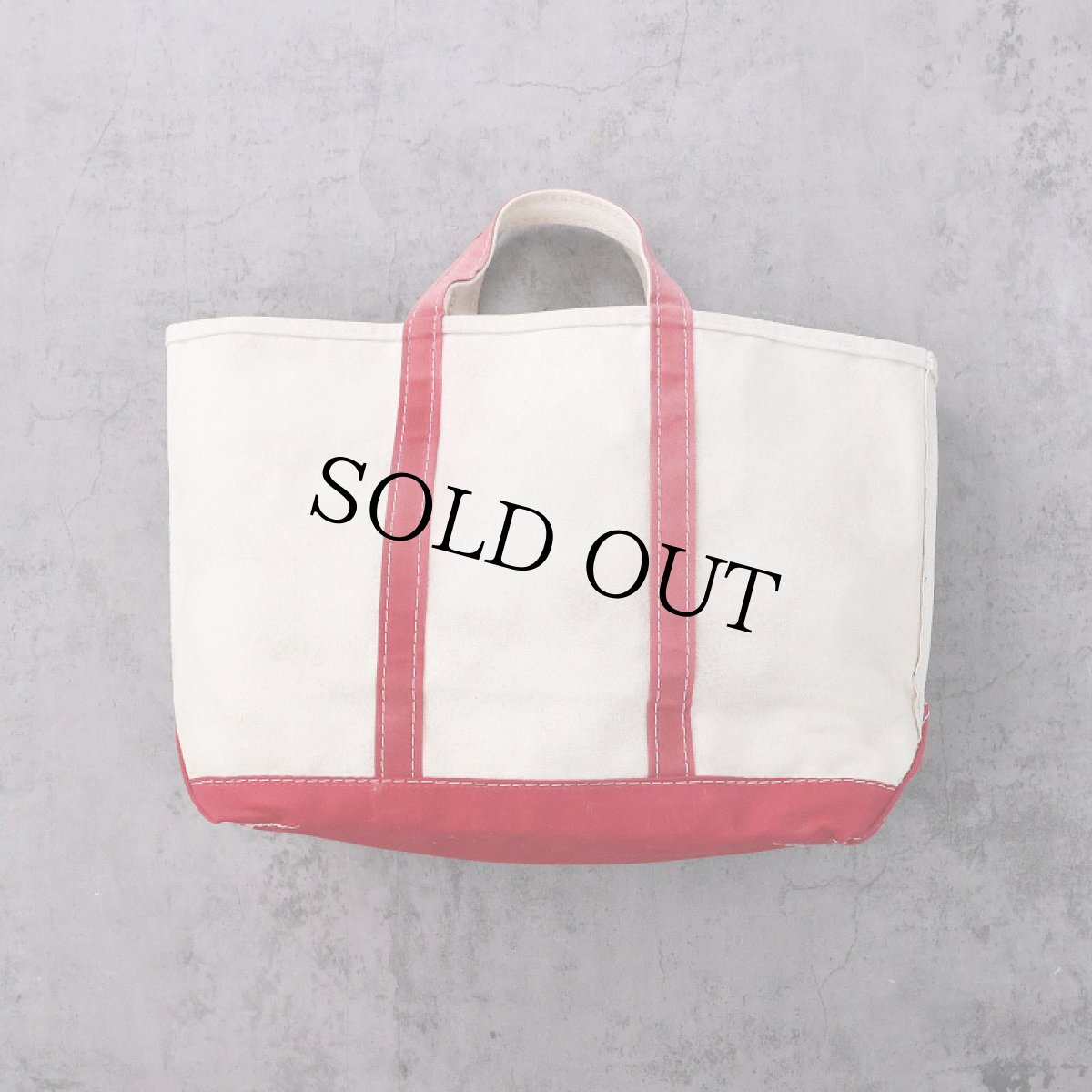 画像1: 80's L.L.Bean "BOAT AND TOTE" 耳付き キャンバストートバッグ LARGE (1)