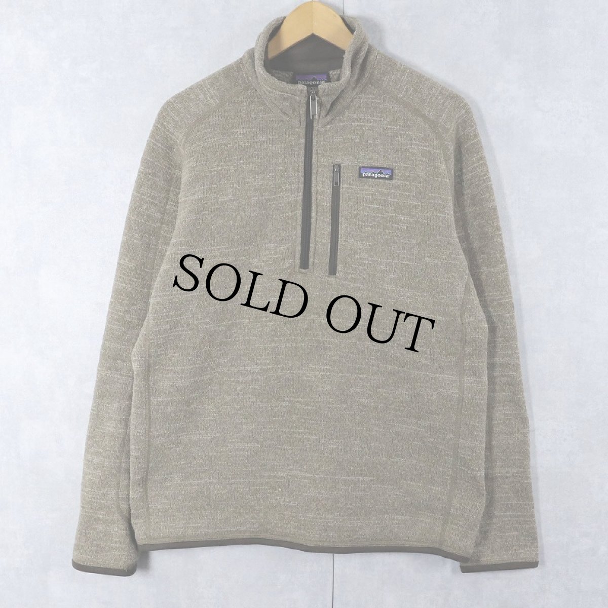 画像1: 2015AW Patagonia ハーフジップベターセーター M (1)